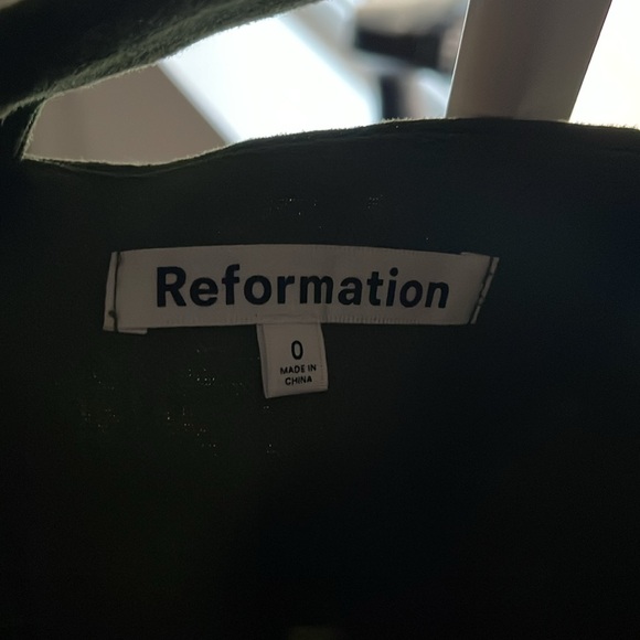 Reformation linen green mini dress - Picture 4 of 4